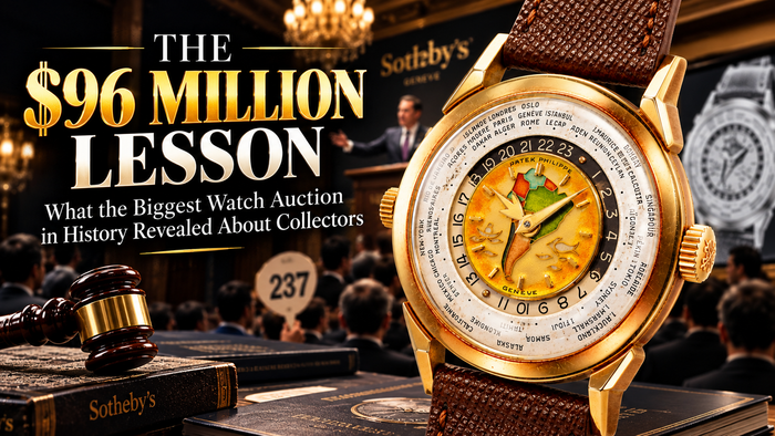 The $96 Million Message: What the Biggest Watch Auction Ever Told Collectors