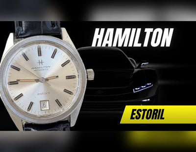 Hamilton Estoril vintage automatic dive watch featured image with Estoril branding