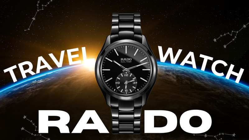 The Crownless Travel Watch: Rado HyperChrome Touch Dual Timer R32114152