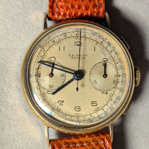 Golay Chronograph / Landeron Movement — condition photograph