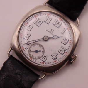 Omega Silver Cushion Enamel Dial — photograph 7