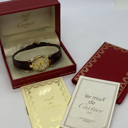Cartier Must Vermeil 590003 Trinity — condition photograph