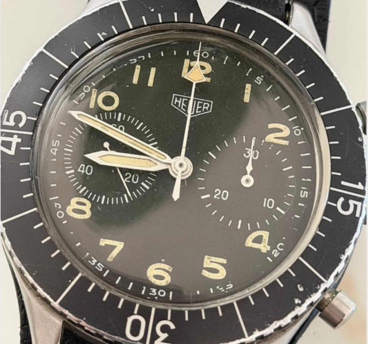 Heuer Bundeswehr Flyback 1550 SG