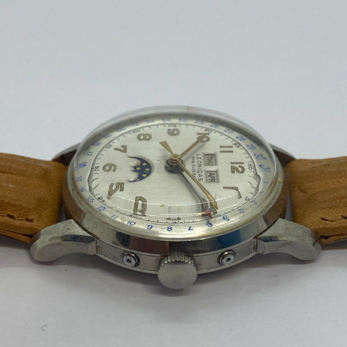 Leonidas Vintage Triple Calendar Moonphase