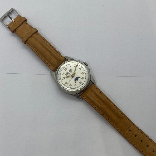 Leonidas Vintage Triple Calendar Moonphase