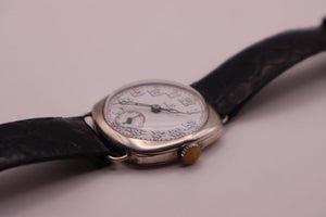 Omega Silver Cushion Enamel Dial — photograph 6