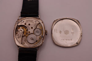 Omega Silver Cushion Enamel Dial — photograph 5
