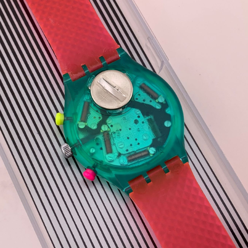 Swatch SCL100 Flash Arrow Chrono — condition photograph